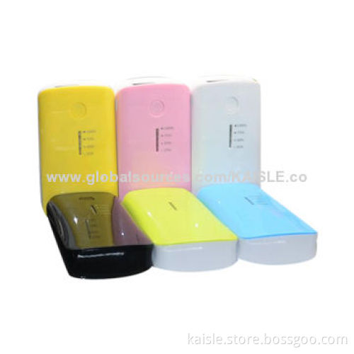 Power Bank with 4,000mAh to 5,200mAh Capacity, Made of Plastic